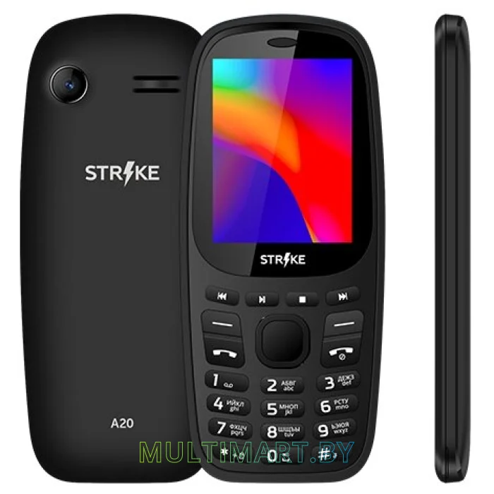 Мобильный телефон Strike A20 (черный)